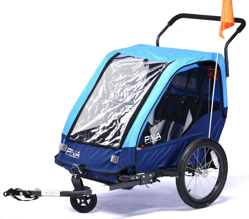 Remorque / poussette 2 places enfants /bébé location 